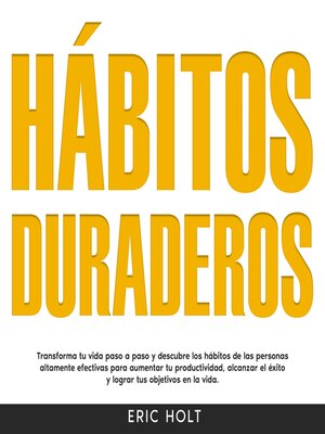 cover image of Hábitos Duraderos
